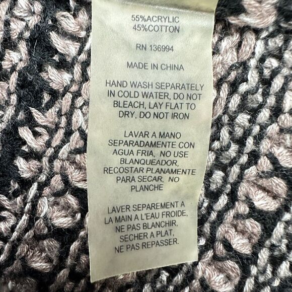 Anthropologie Sioni Open Cardigan Womens Medium Mixed Print Casual LS Cozy Boho* - Picture 3 of 10